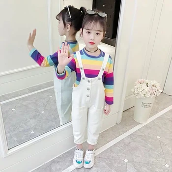 

Girls Clothing Set 2018 Autumn Teenage Girls Clothes Sport Suit School Kids Tracksuit for Girls Set Children Clothes