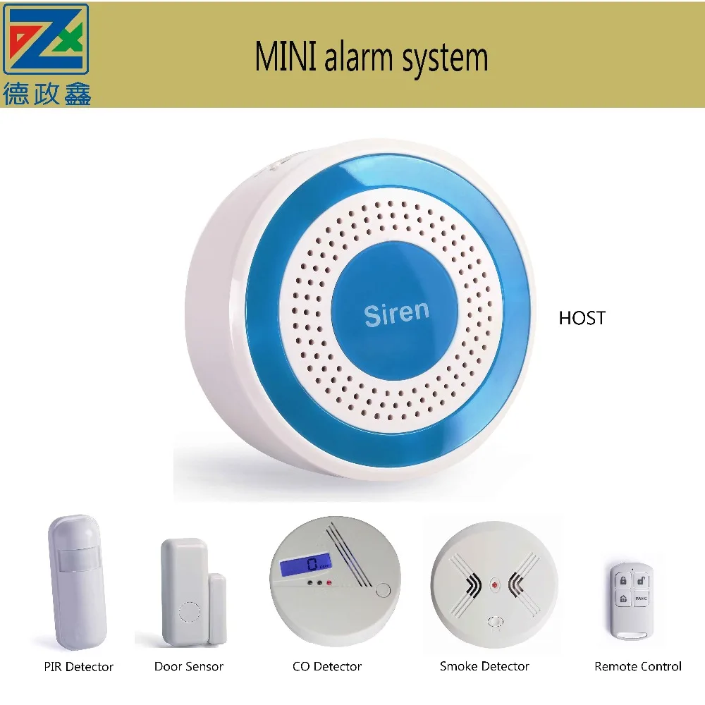 Remote control MINI Alert alarm Systemin Alarm Siren from Security