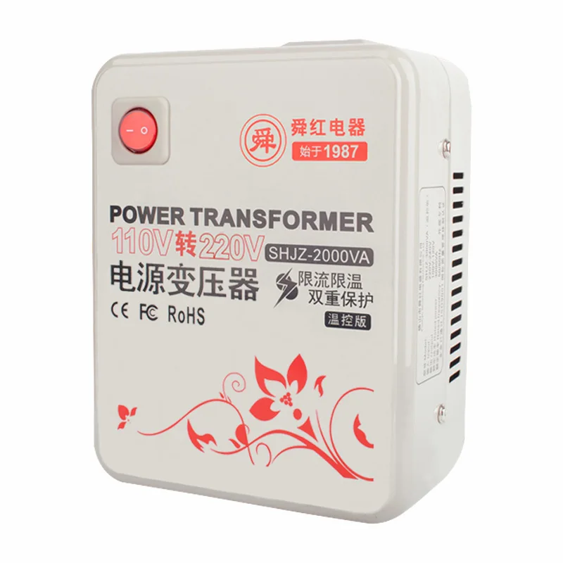 2000w transformer 110v to 220v abroad Japan Taiwan US general power