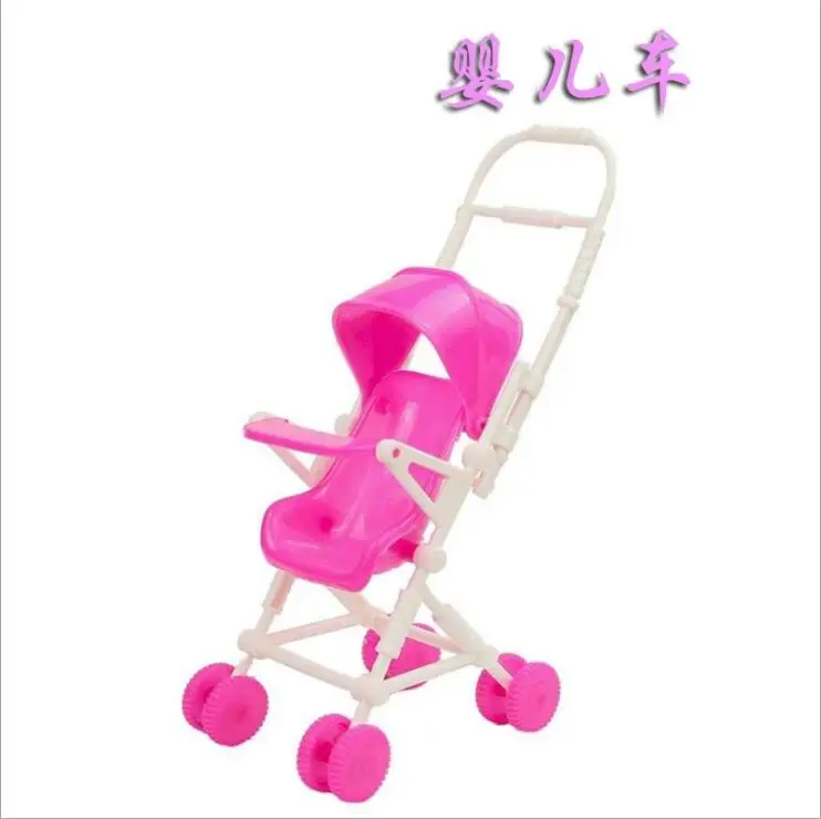 Per Passeggino Per Barbie Nursery Dollhouse Pink Infant Carrier Passeggino Trolley Mobili Per Barbie Doll Sister Kelly Per Simba