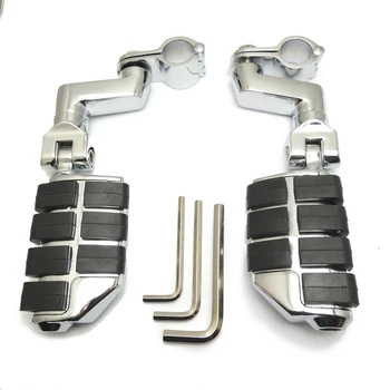 

Front Foot Peg Footrest for Honda Goldwing GL1800 For Honda VT750 Shadow For TRIUMPH For Sportster 883 For KAWASAKI VULCAN