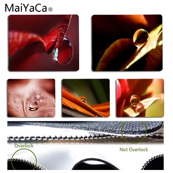 

MaiYaCa Simple Design Flowers and drops of water Beautiful Anime Mouse Mat Size for 180*220*2mm and 250*290*2mm Mousepad