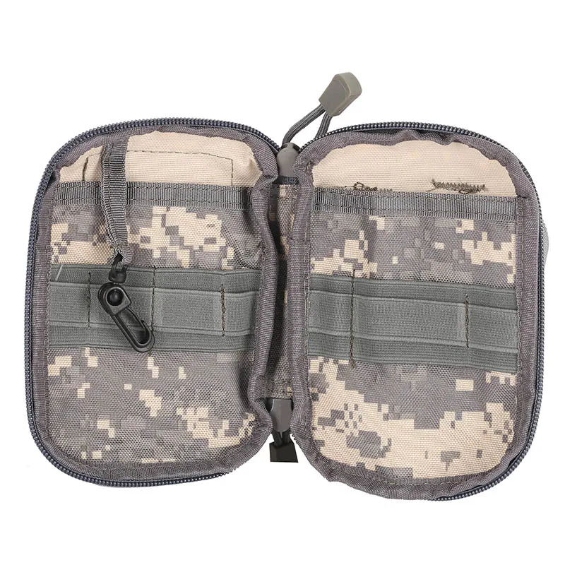 Outdoor Flashlight Magazine Pocket Military Molle EDC Pouch Mesh Tools