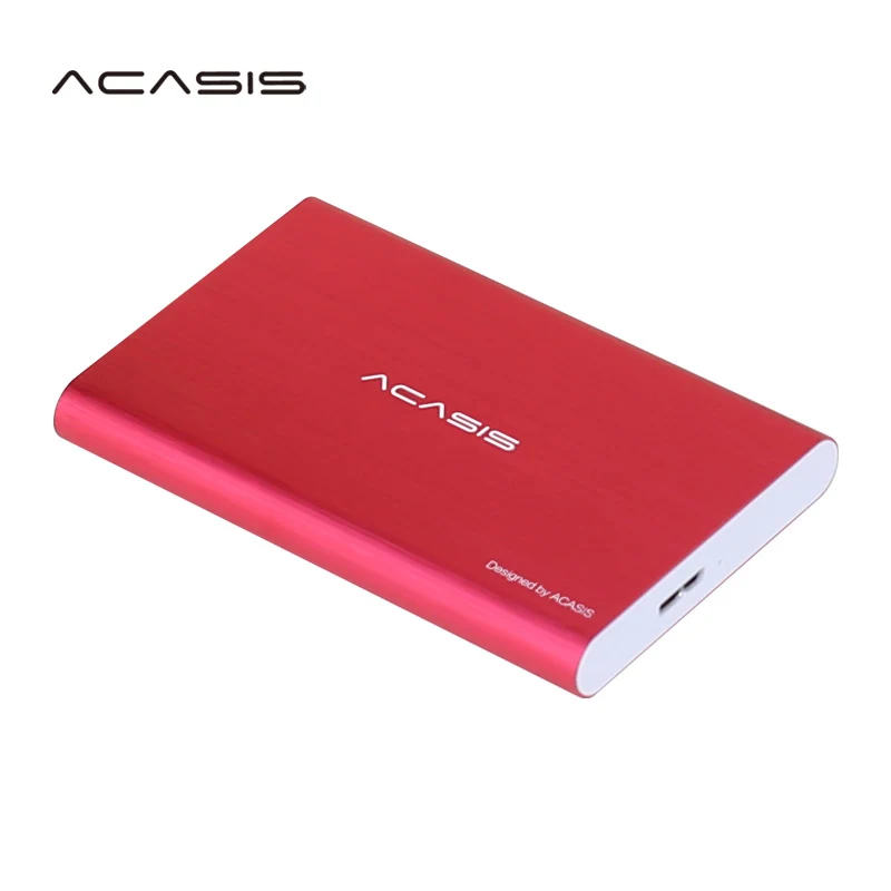 ACASIS 2,5 ''внешний жесткий диск USB 3,0 цветной металлический HDD портативный внешний HD Жесткий диск для настольного ноутбука сервер Супер предложения - Цвет: Красный