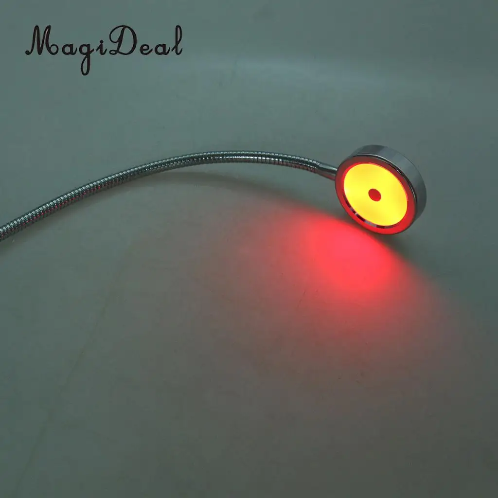 MagiDeal Waterproof 12V Interior LED Reading Light Touchable Switch Lamp Rotated Marine Boat RV Yacht Replacement Accessories