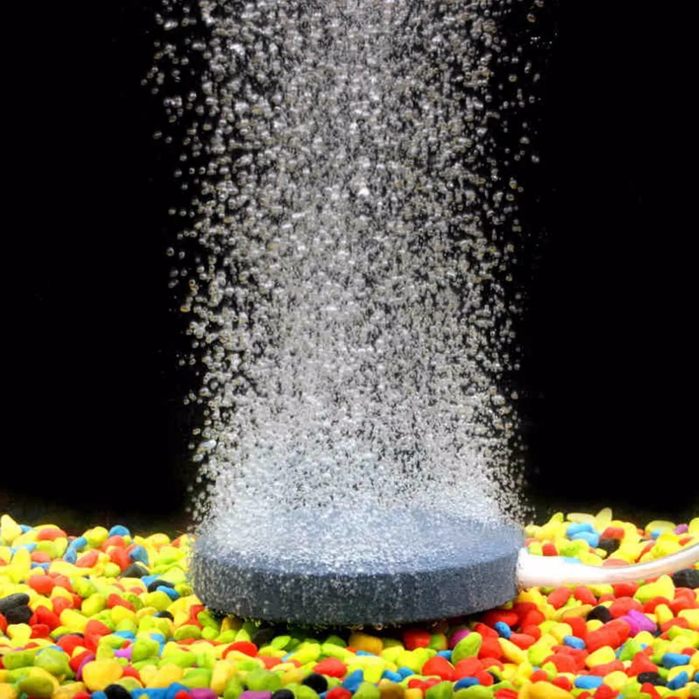 40 мм водный пруд Гидропоника Насоса Воздушный камень пузырь диск аэратор для аквариума аквариум кислородная система Аксессуары декор Прямая поставка