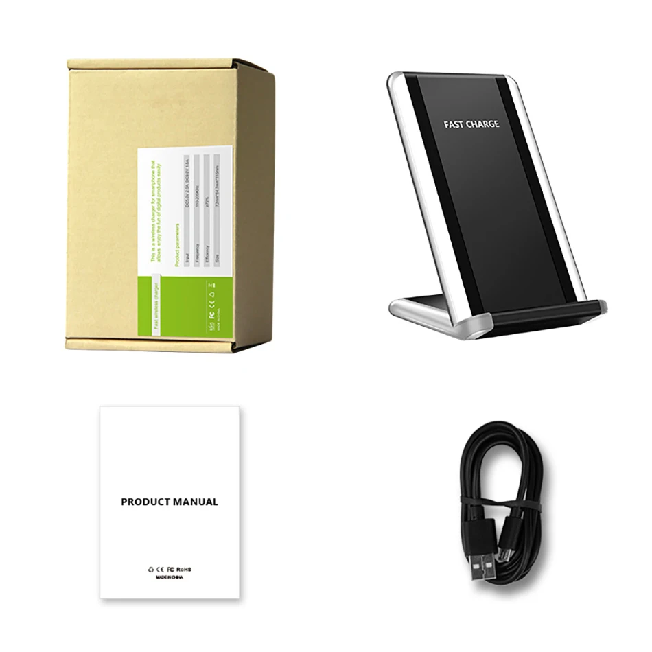 !ACCEZZ 7.5W Fast Qi Wireless Charging For iPhone X 8 Plus 10W For Samsung Galaxy Note 58 5W Wireless Charge For Google Nexus 4 (12)
