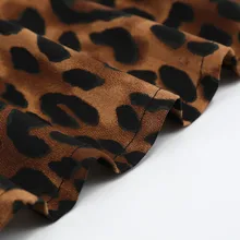 Женская юбка летняя Модная Повседневная Ретро низкая талия леопардовый принт вечерняя Короткая юбка Повседневная A0315