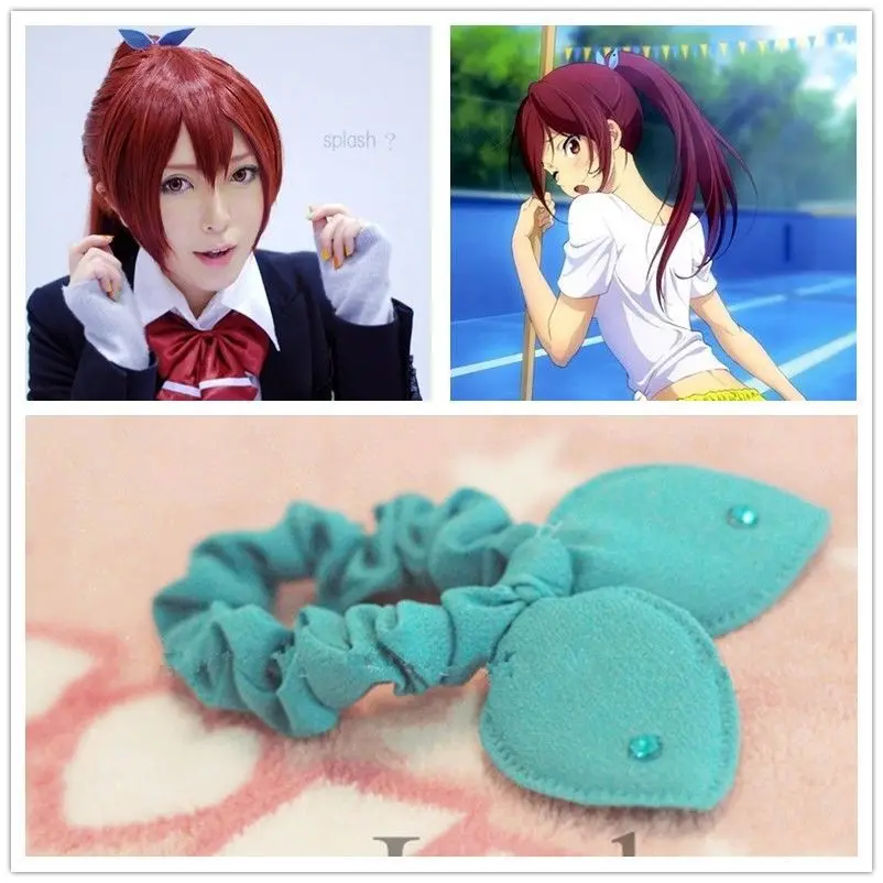 An Anime Free Iwatobi Swim Club Go Matsuoka Cosplay Cute Hair Iwatobi Swim Club Go Matsuoka Cosplay Cute Hair Band Ribbon In Accessories From Women S Clothing On Aliexpress Alibaba Group