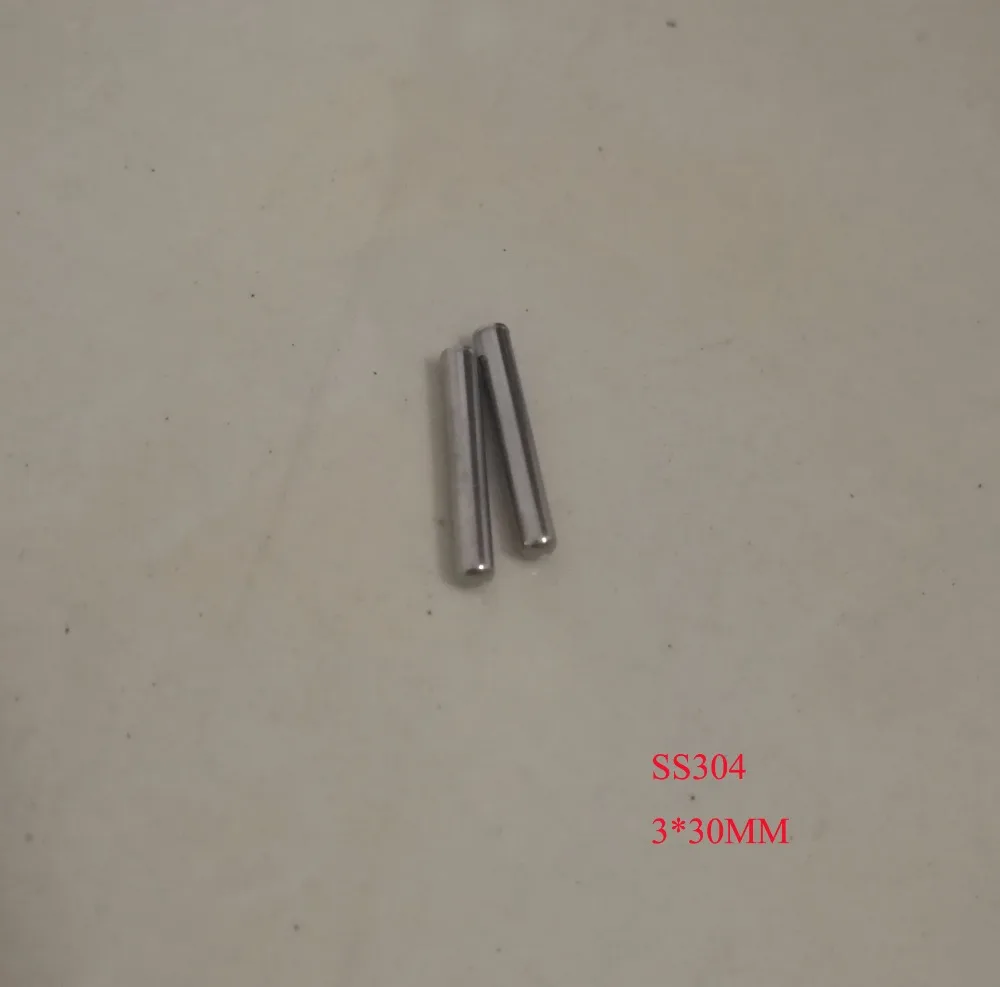

3mm*30mm One End Closed temperature sensor probe protection shell PT100 DS18B20 deep-drawing SS304 tube ,100 pcs / lot