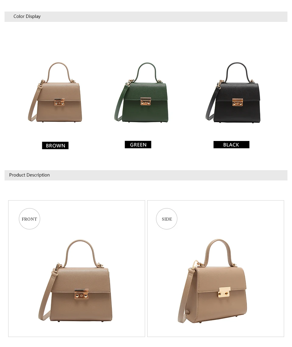 MICOCAH/женская сумка с металлическим замком, брендовые сумки для женщин, Женские аксессуары с карманом на молнии MSD181