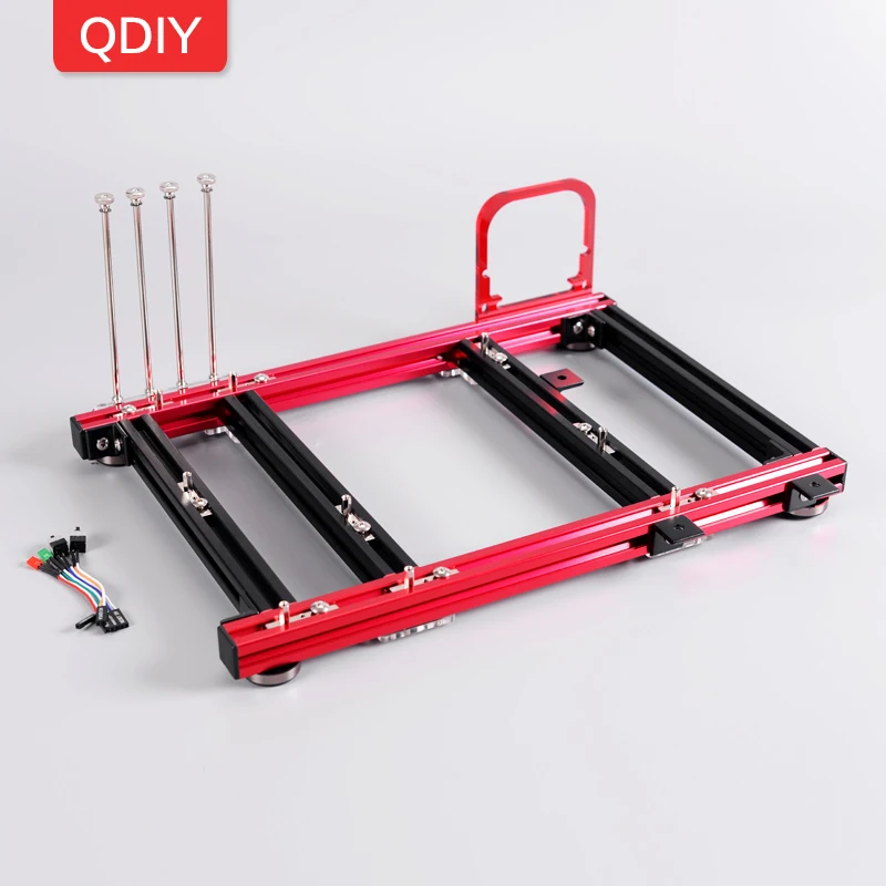 Чехол для компьютера QDIY из алюминиевого сплава с горизонтальным и полным