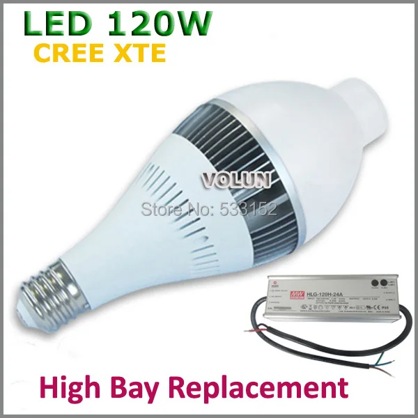 Revolutionary Lightest LED High Bay Light 120W CREE XTE LED Lamp Bulb