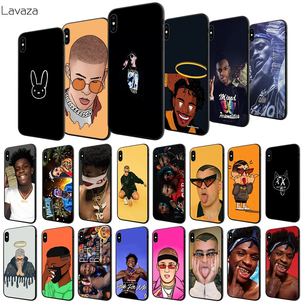 

Lavaza Quando Rondo Rapper Bad Bunny Soft Case for Apple iPhone 6 6S 7 8 Plus 5 5S SE X XS MAX XR TPU Cover