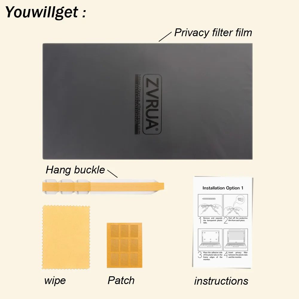 15.6 inch (344mm*194mm) Privacy Filter For 16:9 Laptop Notebook computer Anti-glare Screen protector Protective film 15.6 inch (344mm*194mm) Privacy Filter For 16:9 Laptop Notebook computer Anti-glare Screen protector Protective film