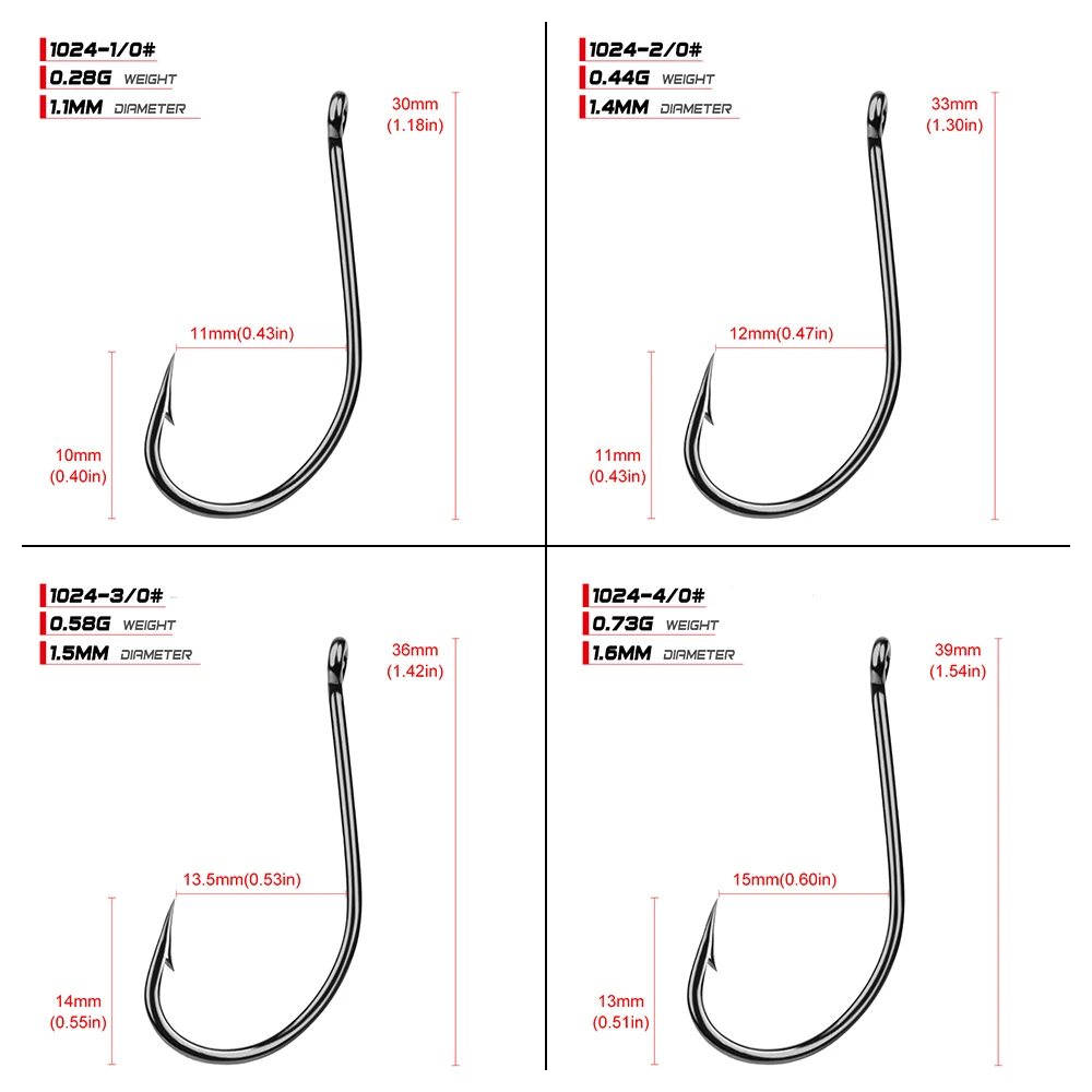 50 шт./лот рыболовный крючок Maruseigo из высокоуглеродистой стали 1024 серии 1/0#-7/0# пресноводная рыболовная наживка крючок для ловли карпа