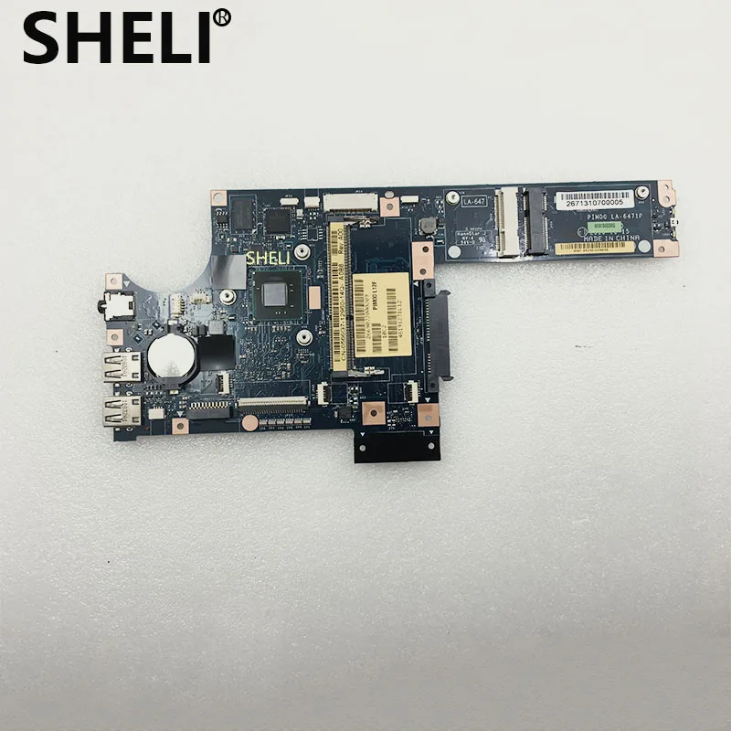 SHELI для DELL 1090 материнская плата с процессором N570 LA-6471P CN-0566G7 566G7