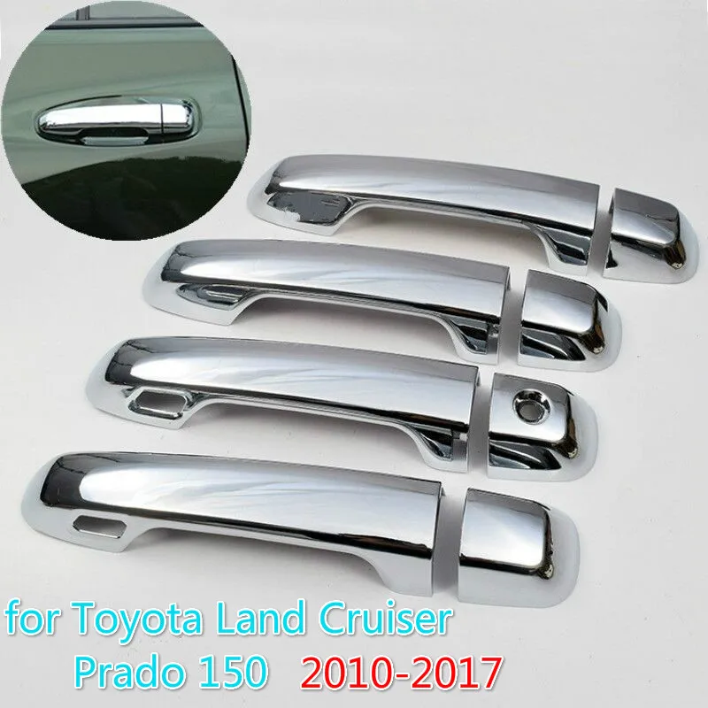 FUNDUOO для Toyota Prado 150 Land Cruiser J150 2010 2019 LC150 2013 2015 хромированная крышка ручки двери
