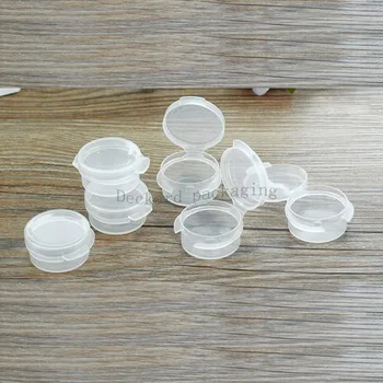 

5g X 200 empty cream container with button, small skin care cream jar , ointment sample plastic container ,Mini medicine box