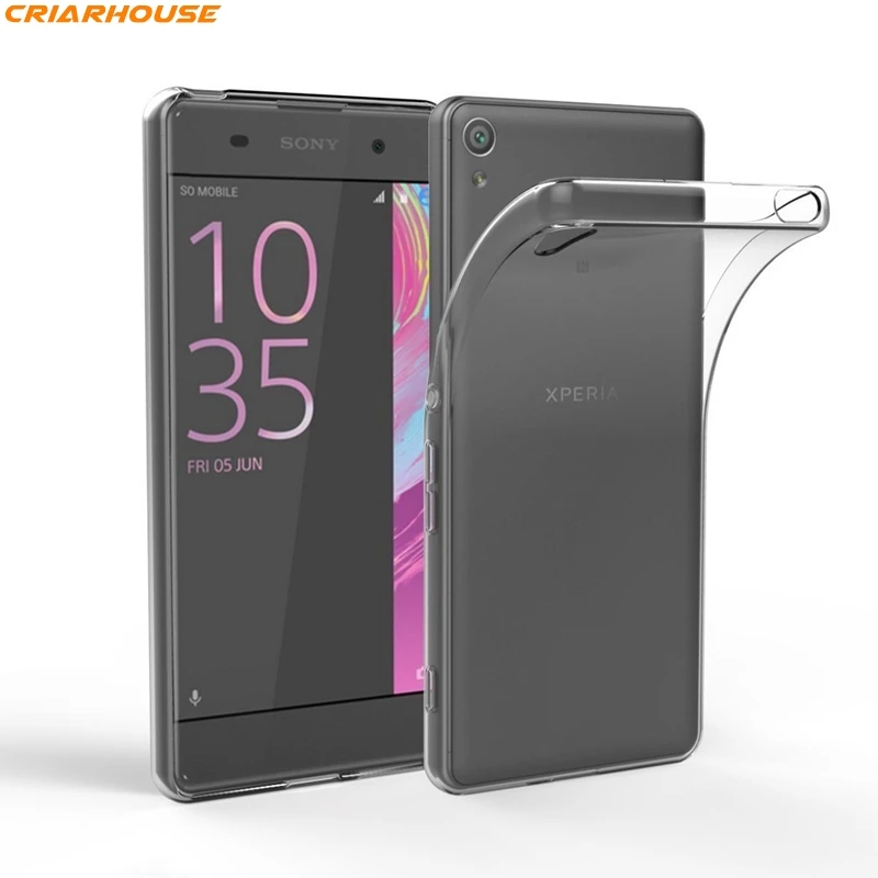 Для Sony Xperia X XA XZ XA2 L2 XA1 plus XZ1C C6 ультра компактный мягкий прозрачный ТПУ чехол для