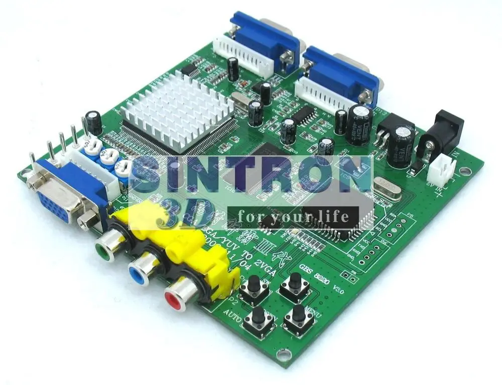 

Arcade game to LCD (VGA) video converter 2 output type