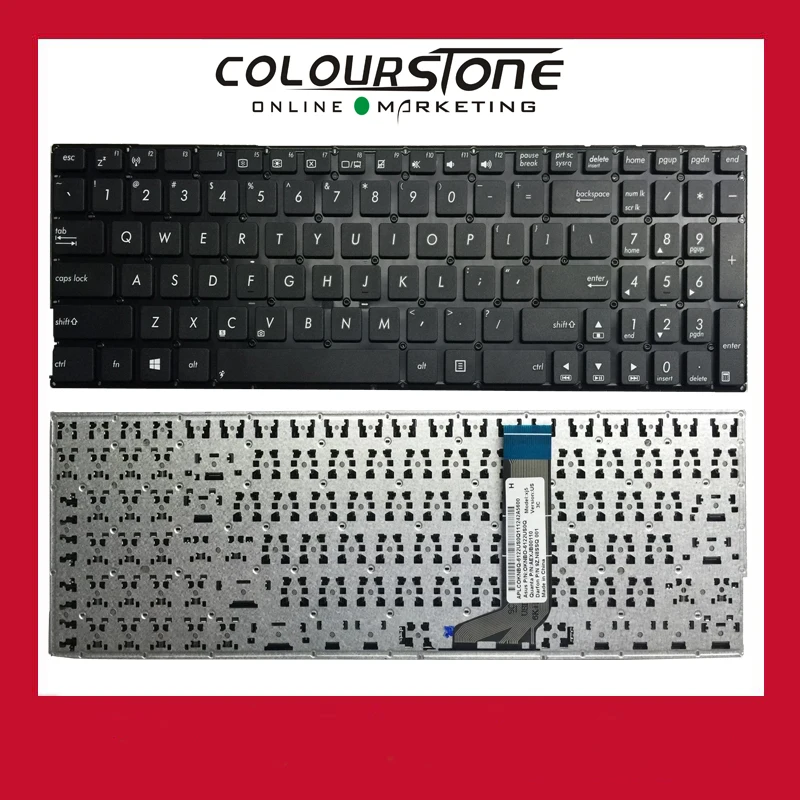 Replacement for Asus P/N:OKNBO-6122US0Q AEXJB00110 9Z.N8SSQ 001 Without Frame New US Black Laptop Keyboard Replacement for Asus P/N:OKNBO-6122US0Q AEXJB00110 9Z.N8SSQ 001 Without Frame New US Black Laptop Keyboard