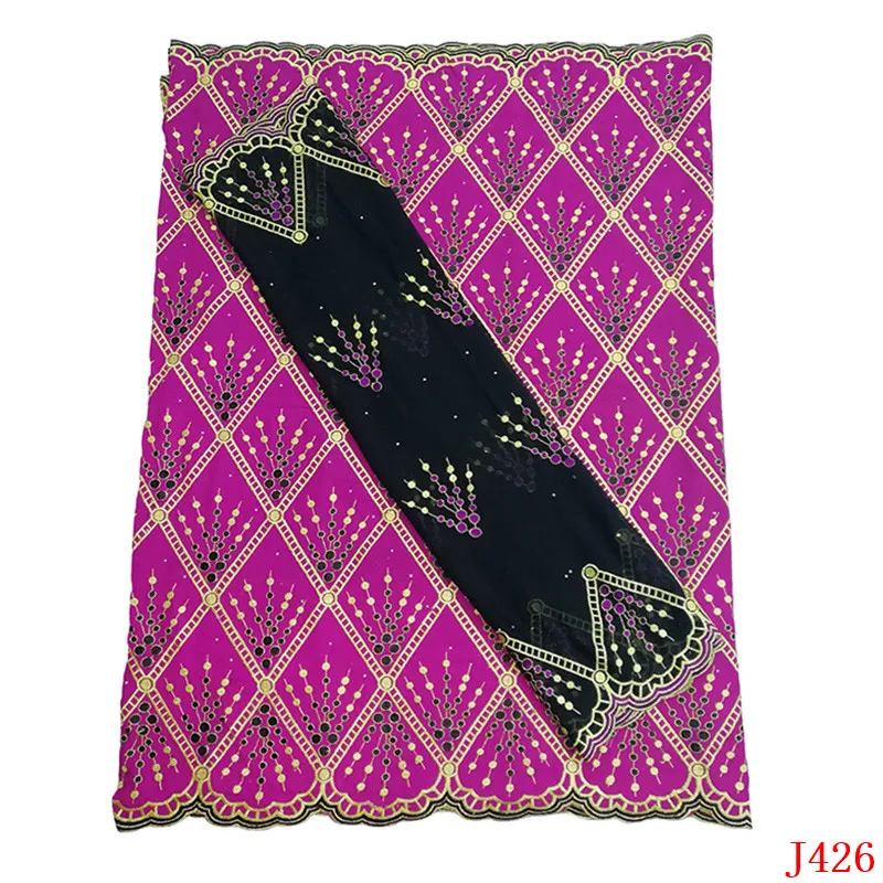 

New Fashion African French Lace Fabric Embroidered Lace Bazin Riche Getzner HA426