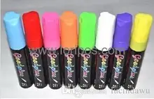 8 colors 10 mm POP AD advertising poster whiteboard LED glass board nite writer Highlighters pen marker