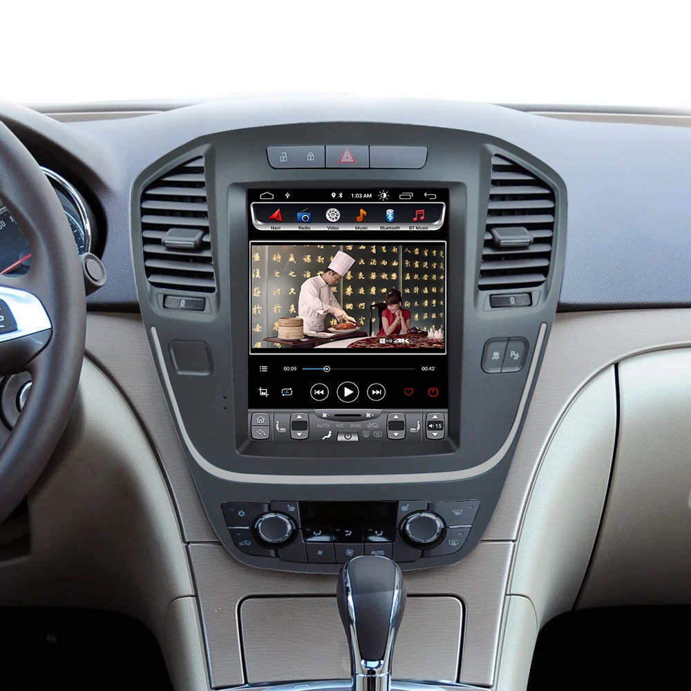 Вертикальный экран android 9,0 система автомобиля gps Мультимедиа Видео Радио плеер в тире для opel insignia автомобиля navigaton стерео