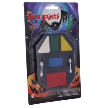 

5 Colors Non-toxic Face Paints Palette Halloween Cosplay Party Make Up Set