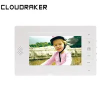 CLOUDRAKER 7 inch Indoor Monitor Video Door Phone Doorbell Intercom System Unlock Wall Mounting цена CLOUDRAKER 7 inch Indoor Monitor Video Door Phone Doorbell Intercom System Unlock Wall Mounting цены онлайн