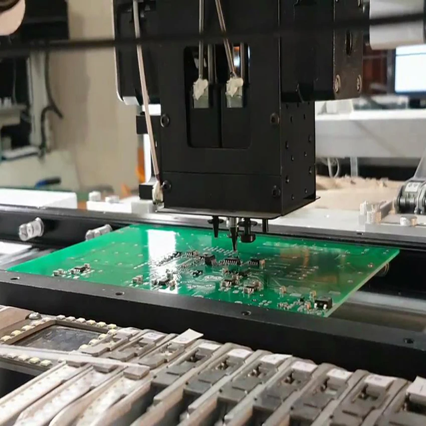 

SMT Neoden4 with PCB track easy adjusted,suitable for mounting the monolayer, multilayer and soft PCB board