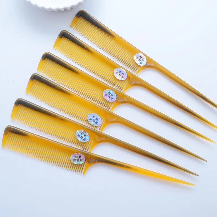 10pcs Tail comb beauty makeup tools comb unbreakable wholesale plastic