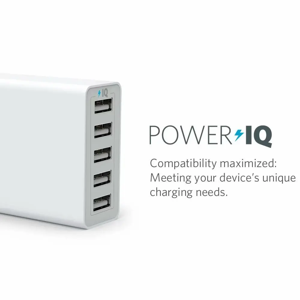 USB Power Adapter Smart Power (40W/8A Adapter with 5 USB Ports) home power charger adapter USB Power Adapter Smart Power (40W/8A Adapter with 5 USB Ports) home power charger adapter