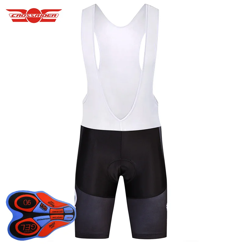 Crossrider Black Men's Cycling Jerseys MTB Bike Clothing Quick Dry Bicycle Clothes Short Set Ropa Ciclismo Maillot Culotte