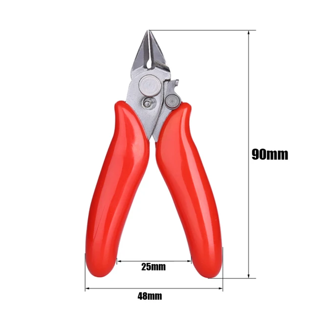 Useful 6 Inch Electrical Wire Cutter Plastic Handle Cable Scissor Cutting  Pliers Tool