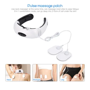 

1 Set Electric Pulse Neck Care Massager Cervical Vertebra Massage Relief Pain Relaxing Physiotherapeutic Magnetic Therapy Tool