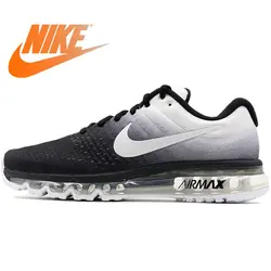 Оригинальная продукция Nike AIR MAX Для Мужчин's беговая Обувь, бег амортизацию на шнуровке уличные спортивные кроссовки дышащие удобные туфли