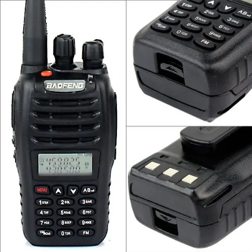 BaoFeng UV-B5 иди и болтай Walkie Talkie “иди и 5 Вт 99CH UHF VHF двухполосный UVB5 CB радио двухстрочный дисплей FM трансивер Радио для охоты путешествия