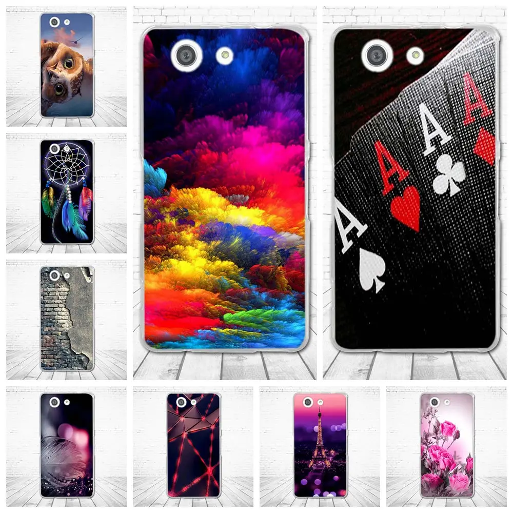 Чехол для Sony Xperia Z3 Mini задняя крышка с 3D рисунком силиконовые чехлы из ТПУ Compact / Z3Mini
