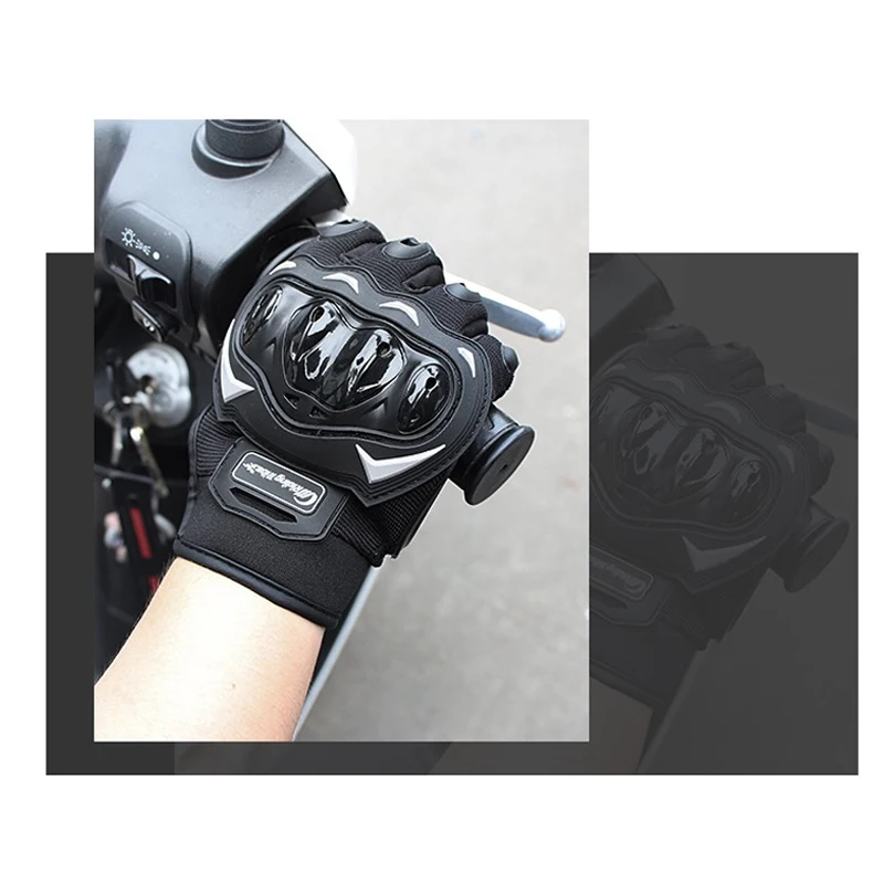 Осенне-зимние мотоциклетные перчатки на полный палец, перчатки для мотокросса, кожаные перчатки для мотогонок