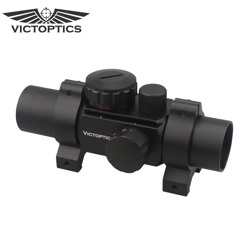 Victoptics 1x30 мульти сетка зеленая и красная точка прицел с 20 мм Вивер или 11 ласточкин