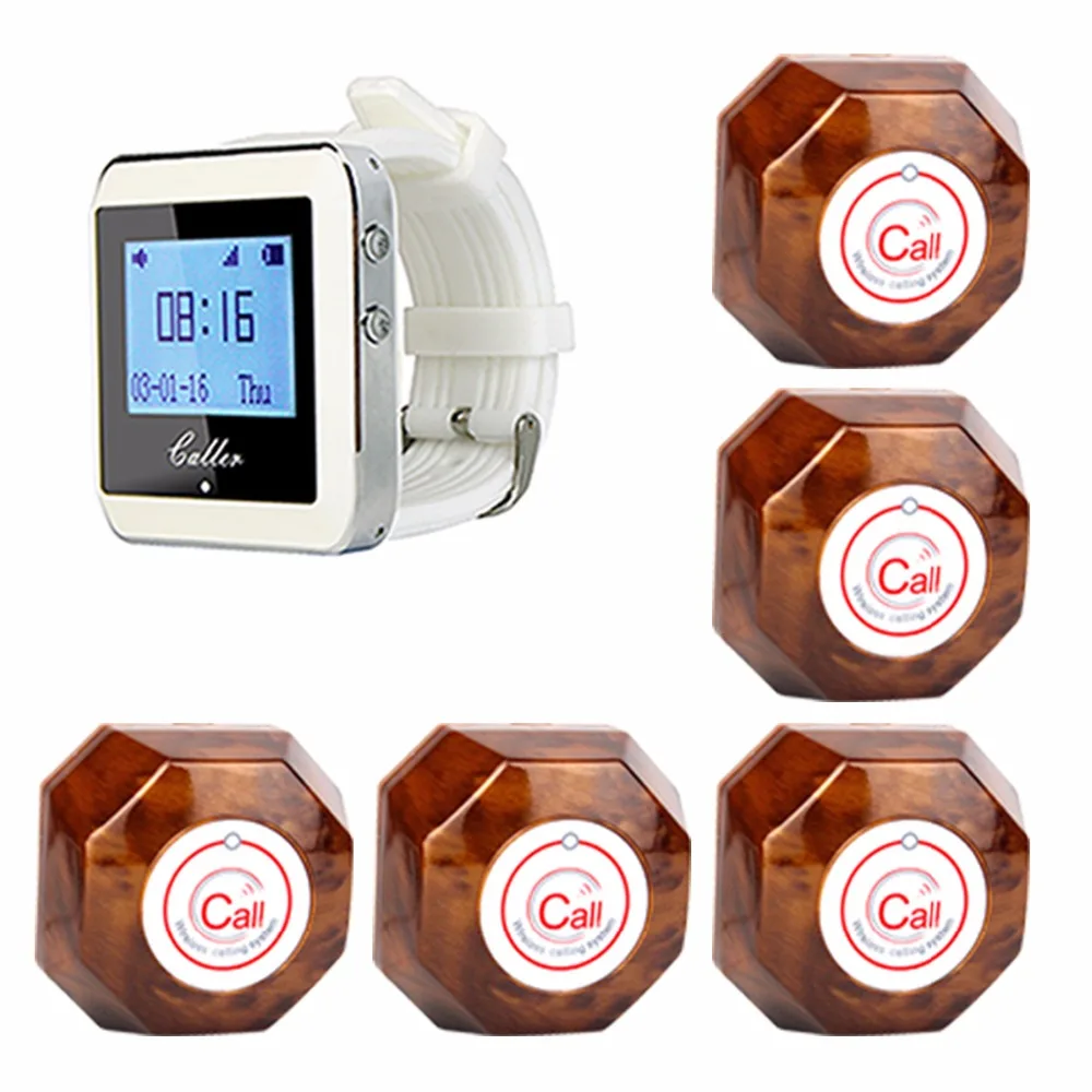 

RETEKESS Wireless Call Pagers Waiter Calling Paging System Guest For Restaurant Coffee Shop With One-Key Transmitter Call Button