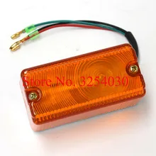 Поставка внутренний желтый 3 провода 12 В прямоугольник поворотный свет руля свет Рабочий свет HX-021 100*50 мм для вилочных погрузчиков