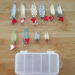 10pcs Artificial Multi Fishing Lure Metal Bait Hard Lure Kit Fishing Tackle Hooks 10pcs Artificial Multi Fishing Lure Metal Bait Hard Lure Kit Fishing Tackle Hooks