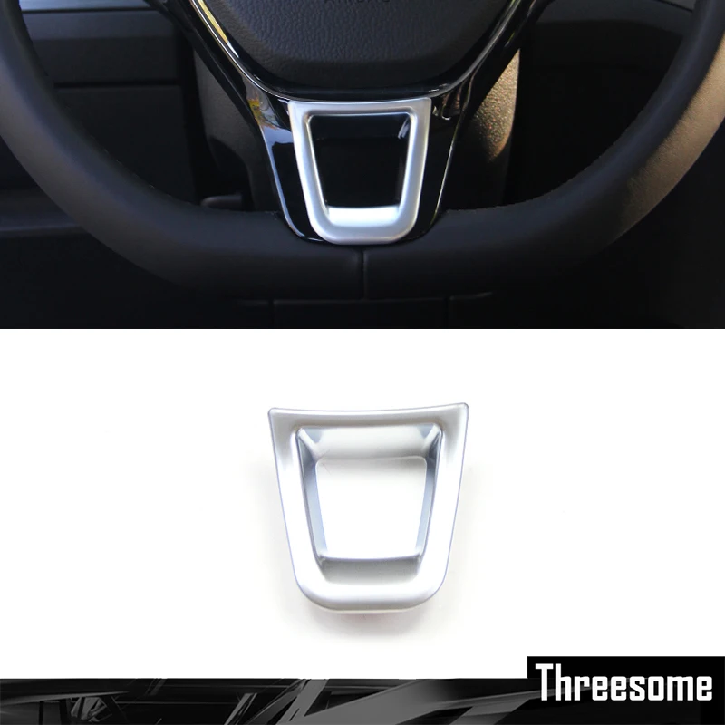for Volkswagen Golf MK7 MK5 MK6 2015 Polo 2014+ Passat B7 B8 Car Steering Wheel Trim Cover Chrome Stickers 1pcs | Автомобили и