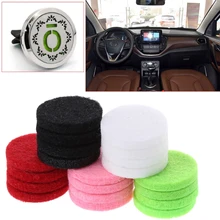 Hot New 20pcs 22mm Auto Car Aromatherapy Essential Oil Diffusion Perfume Refill Replace Pads Interior Accessories