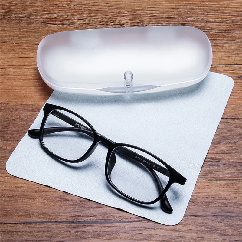 

Glasses Box Unisex Simple Translucent Students Creative Personality Anti-pressure Myopia Eye Boxes Protective Case 4 Colors