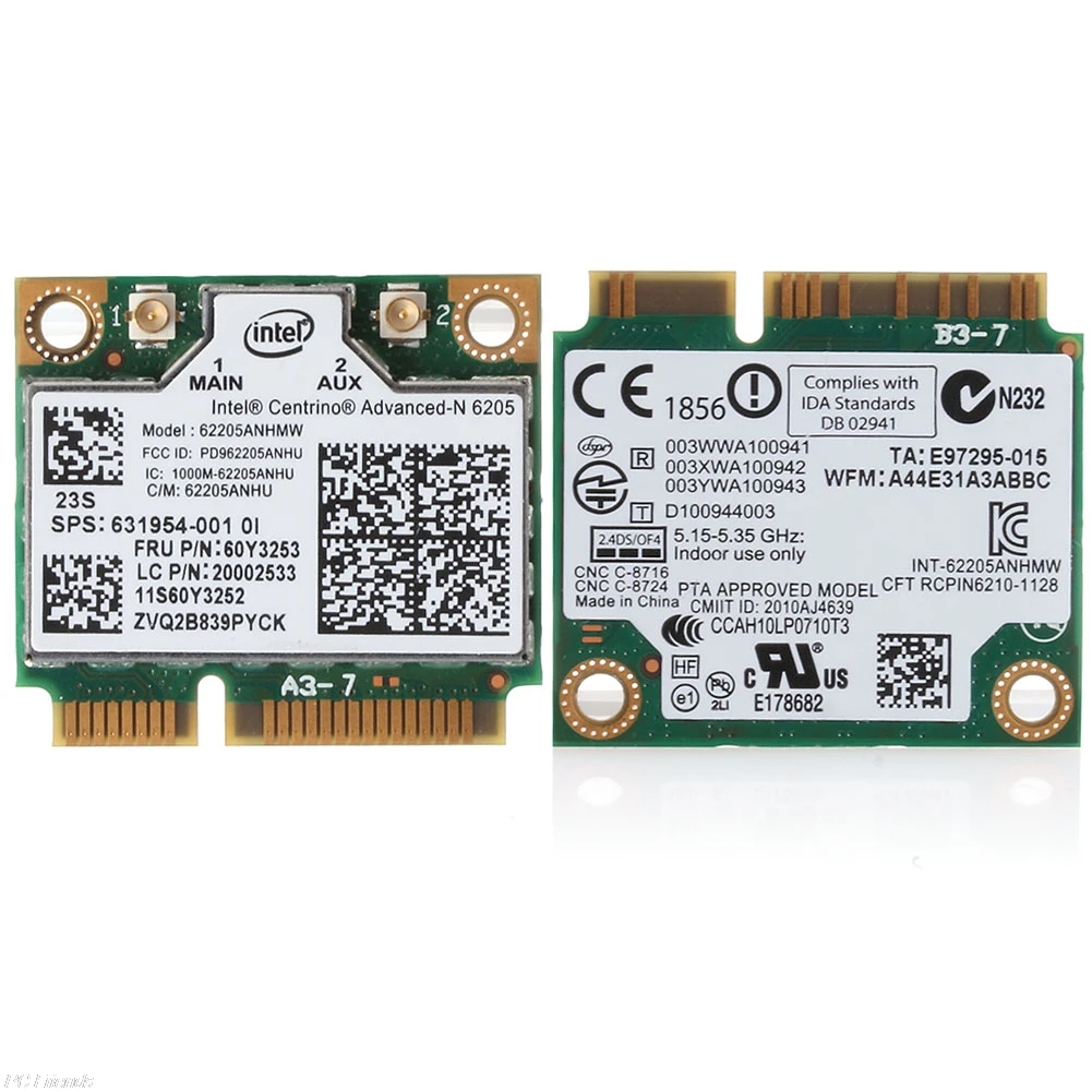 

Dual Band Wireless-AC wifi Card For Lenovo Thinkpad X230 T430 60Y3253 Hot