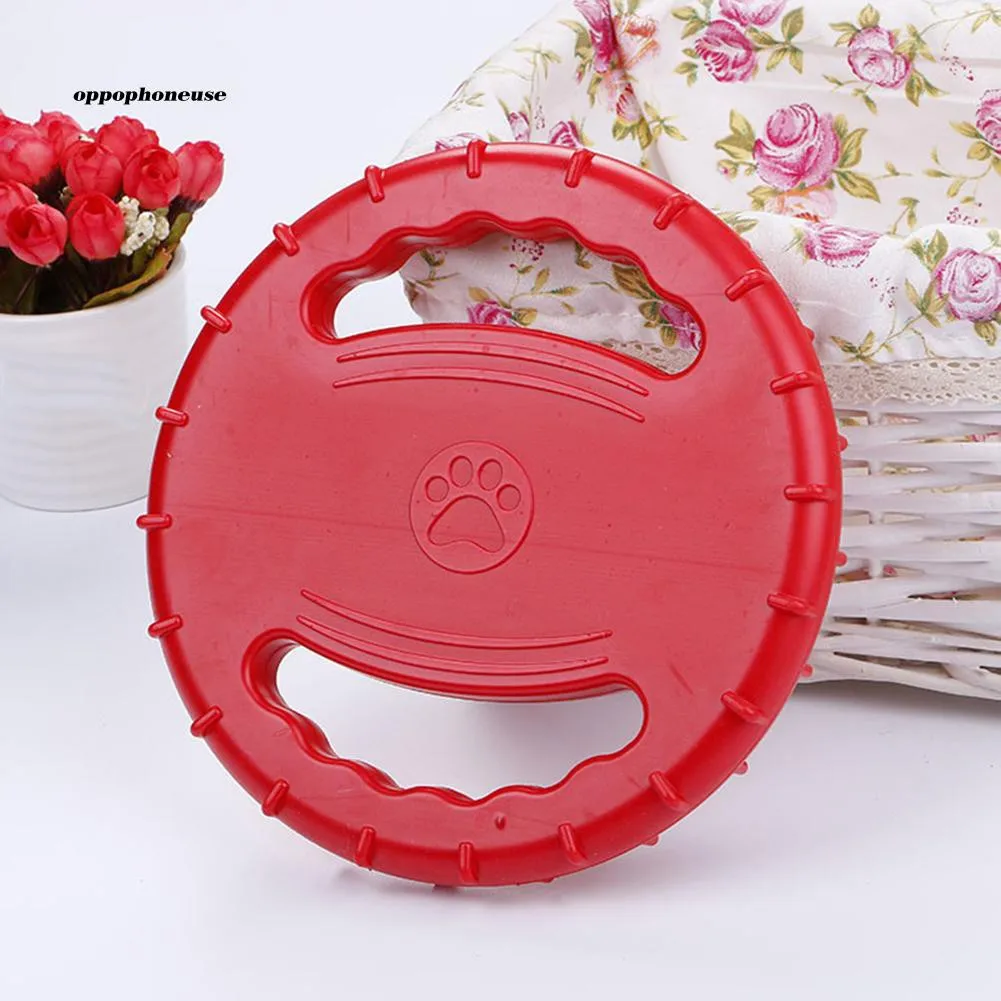 

Dog Flying Disc Bite Resistant Outdoor Training Fetch Sound Maker Float Pet Toy